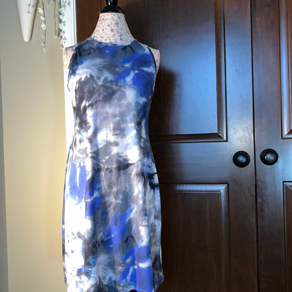 Bahara Lessor Tie Dye Dress Size Medium NWOT